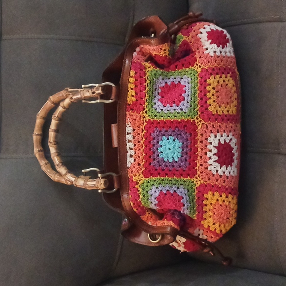 Patricia Nash Square Knit Purse